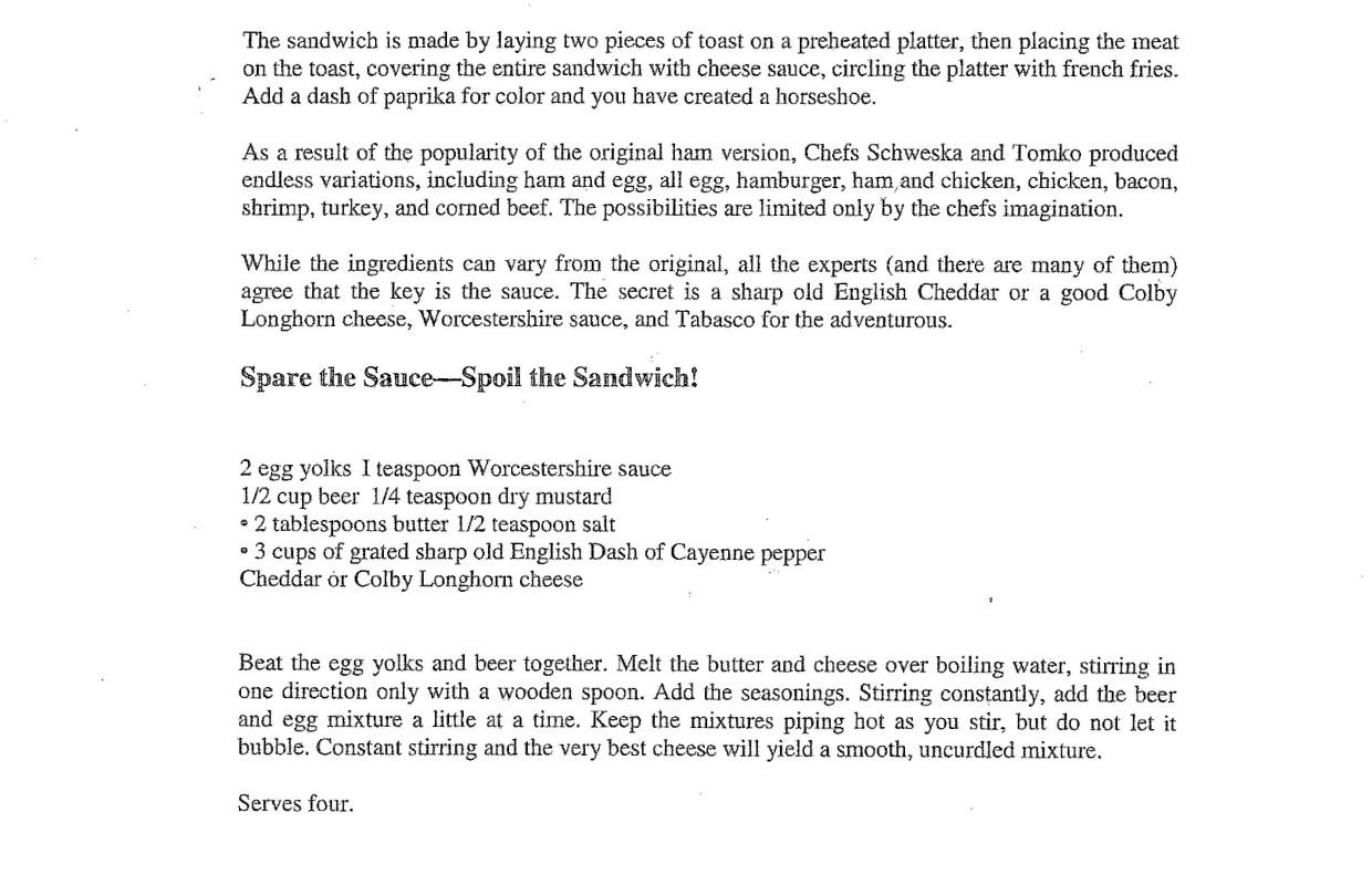 Springfield celebrates iconic horseshoe sandwich with commemorative