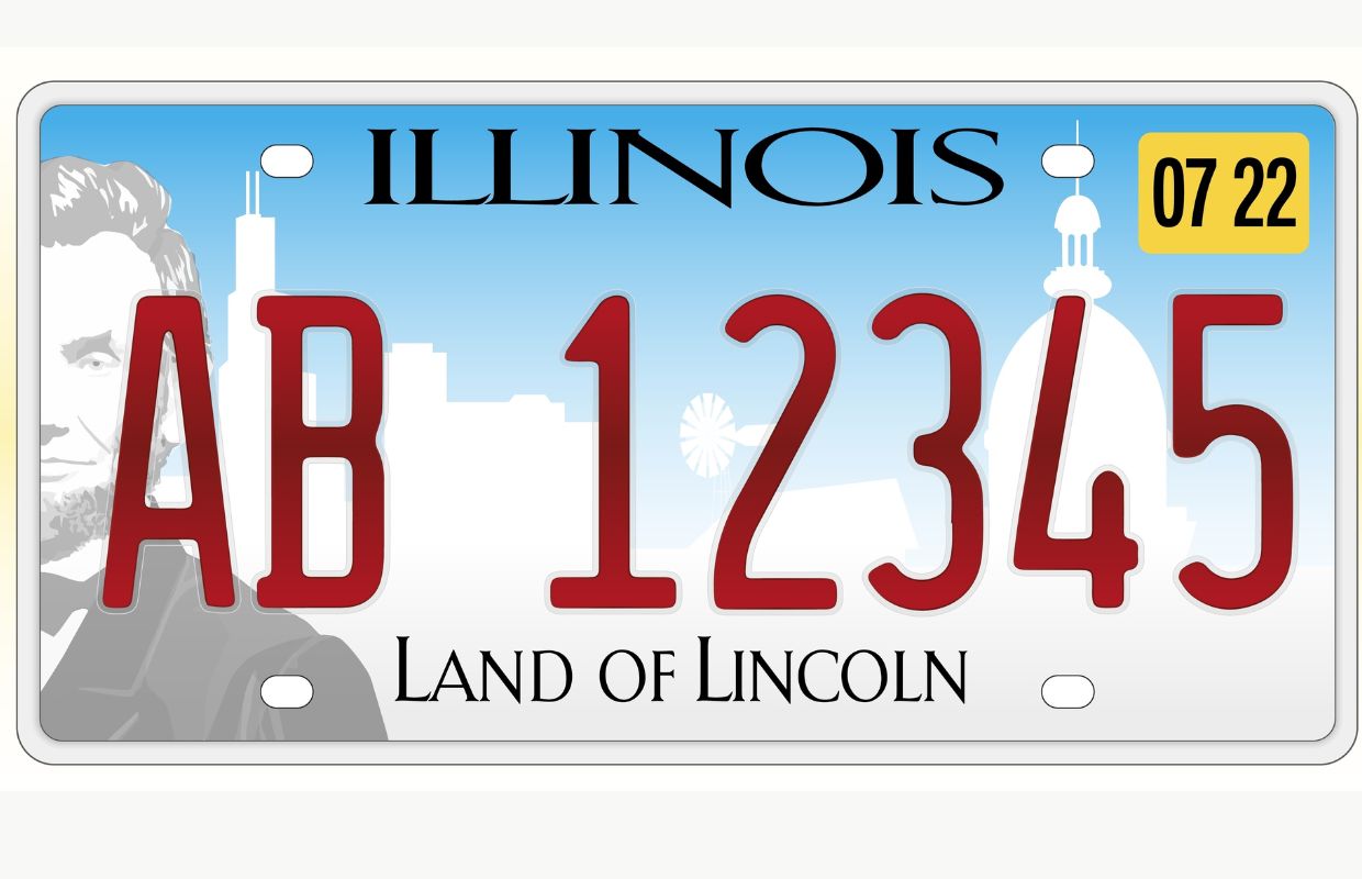 Illinois license plate