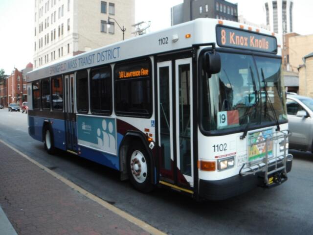 A Sangamon Mass Transit District Bus.