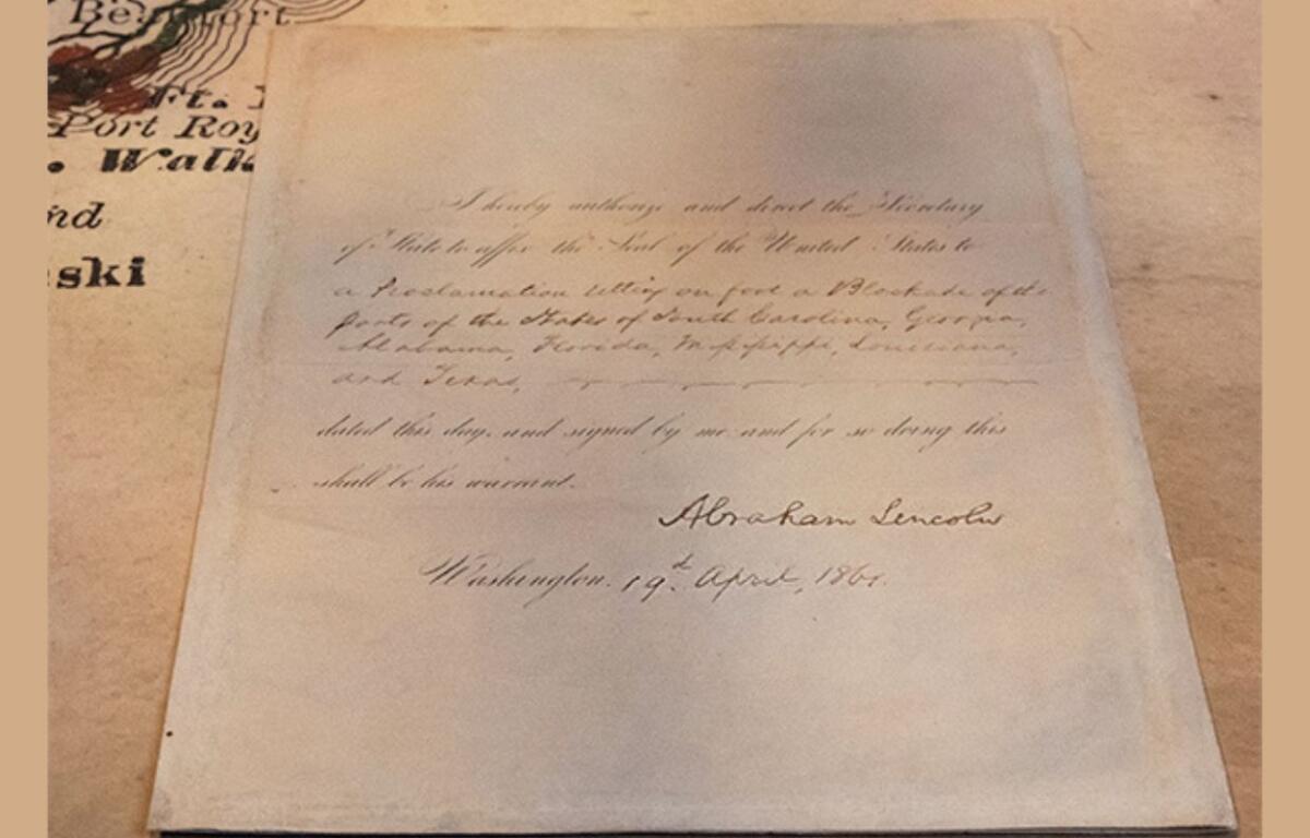 Civil War era document