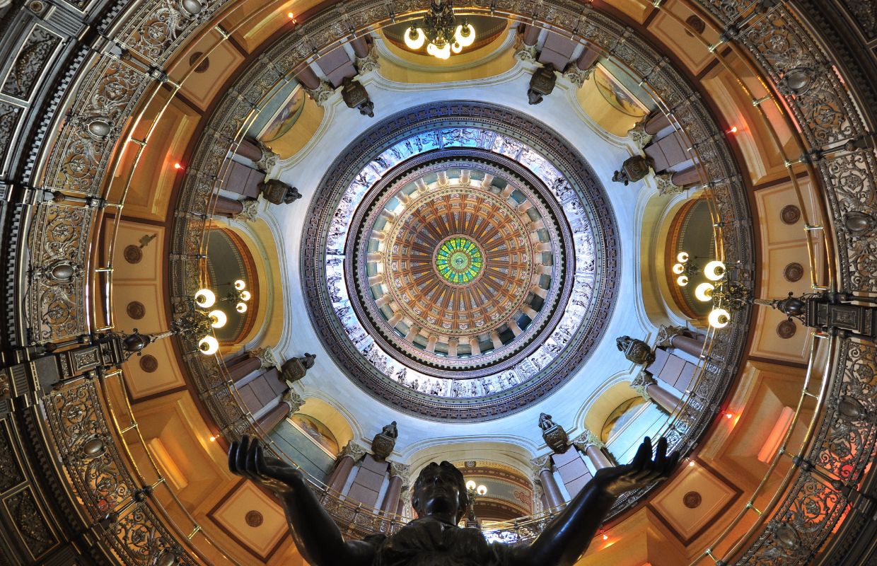 Old State Capitol Dome - Shutterstock