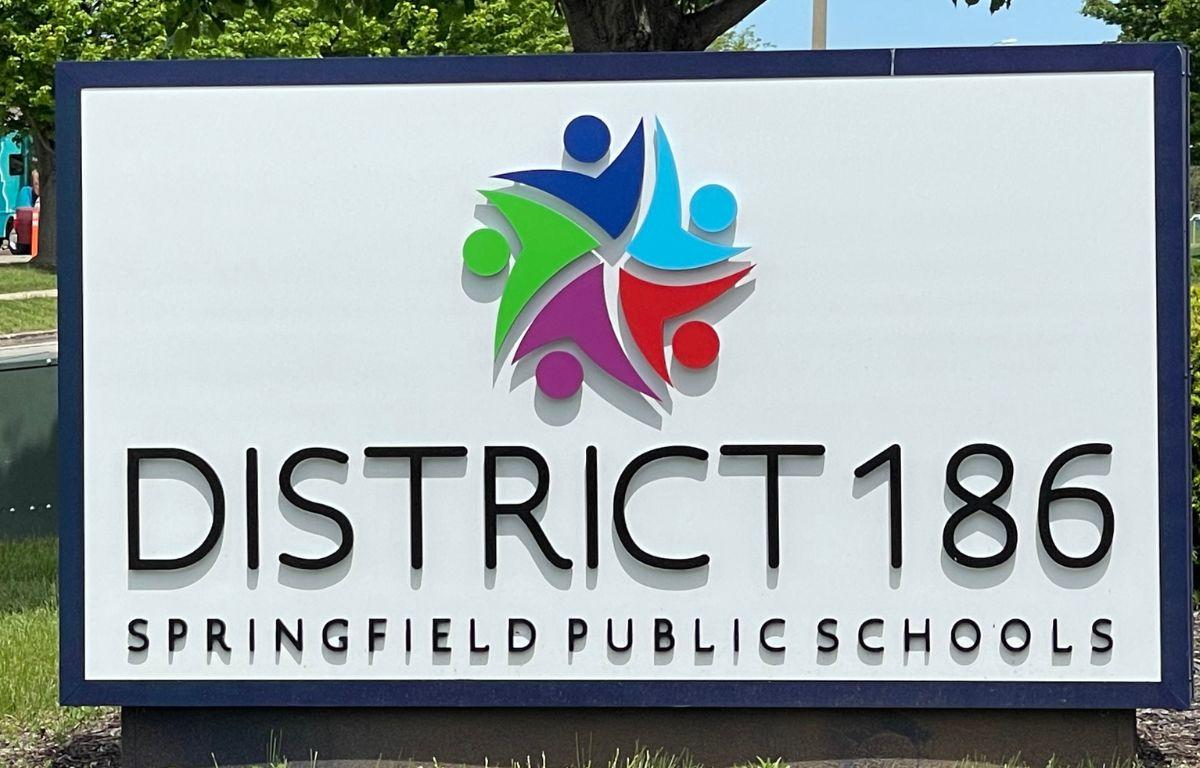 District 186 headquarters sign