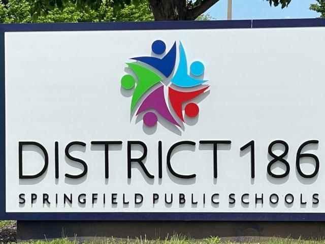 District 186 headquarters sign