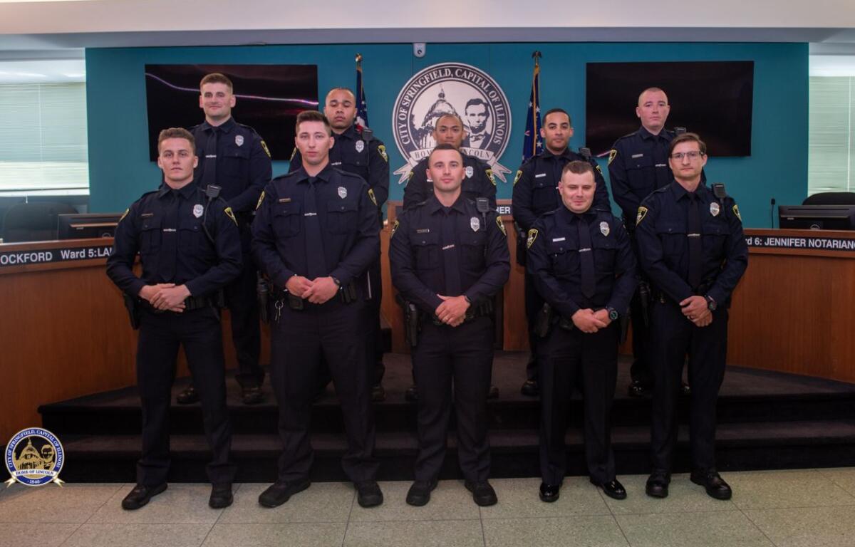 New Springfield Police Department officers
