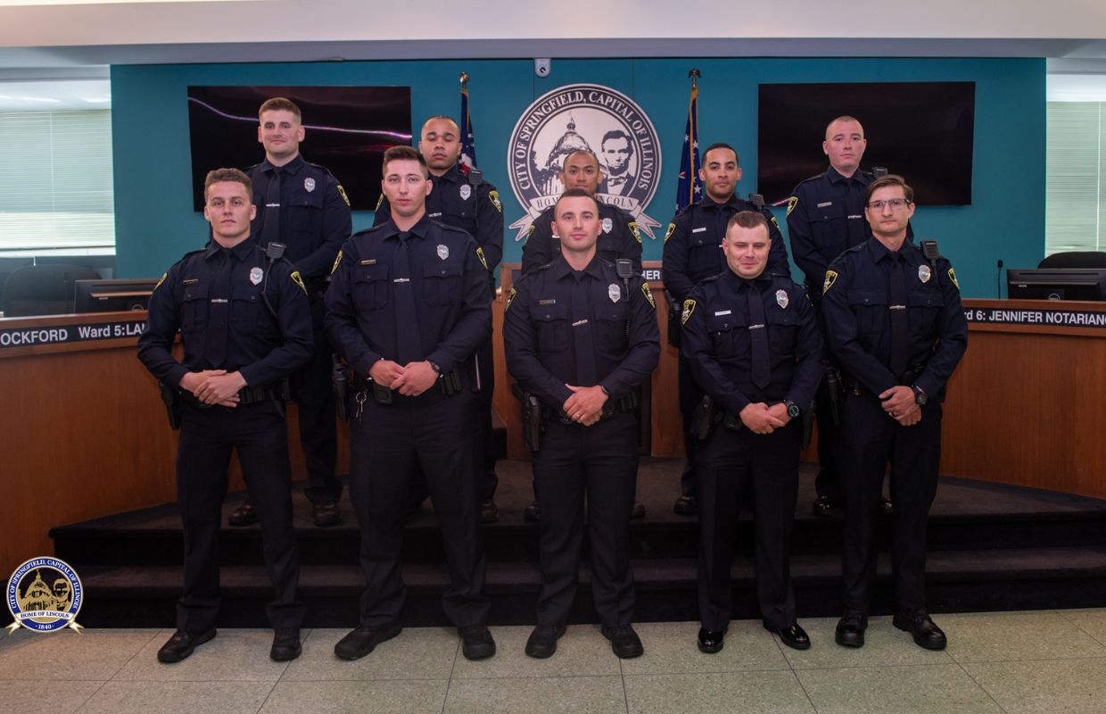 New Springfield Police Department officers