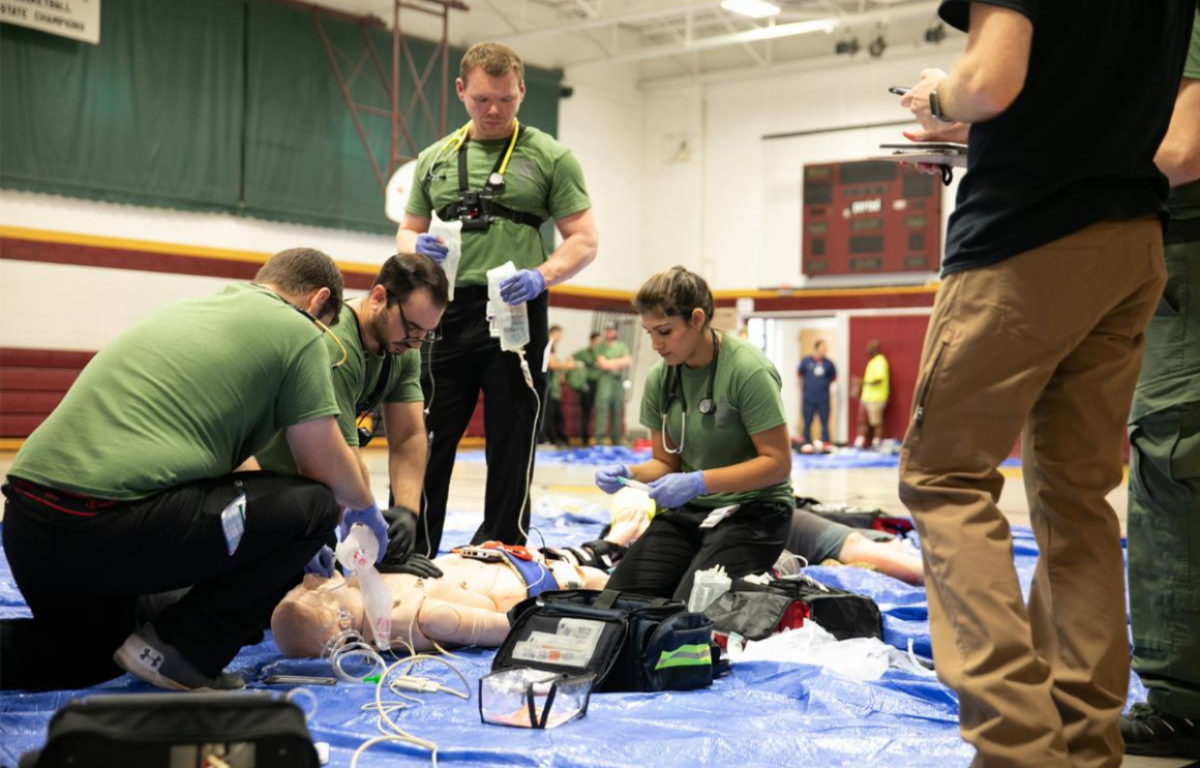 SIU mass casualty simulation