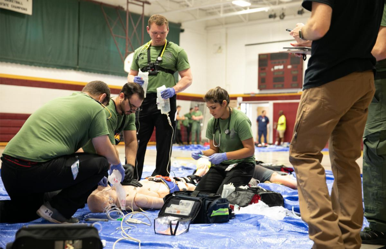 SIU mass casualty simulation