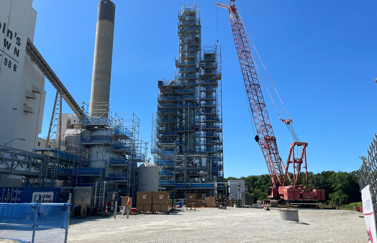 Carbon capture 10 MW Large Pilot carbon capture project at CWLP's Dallman Unit 4.