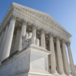 US Supreme Court building facade in Washington D.C.