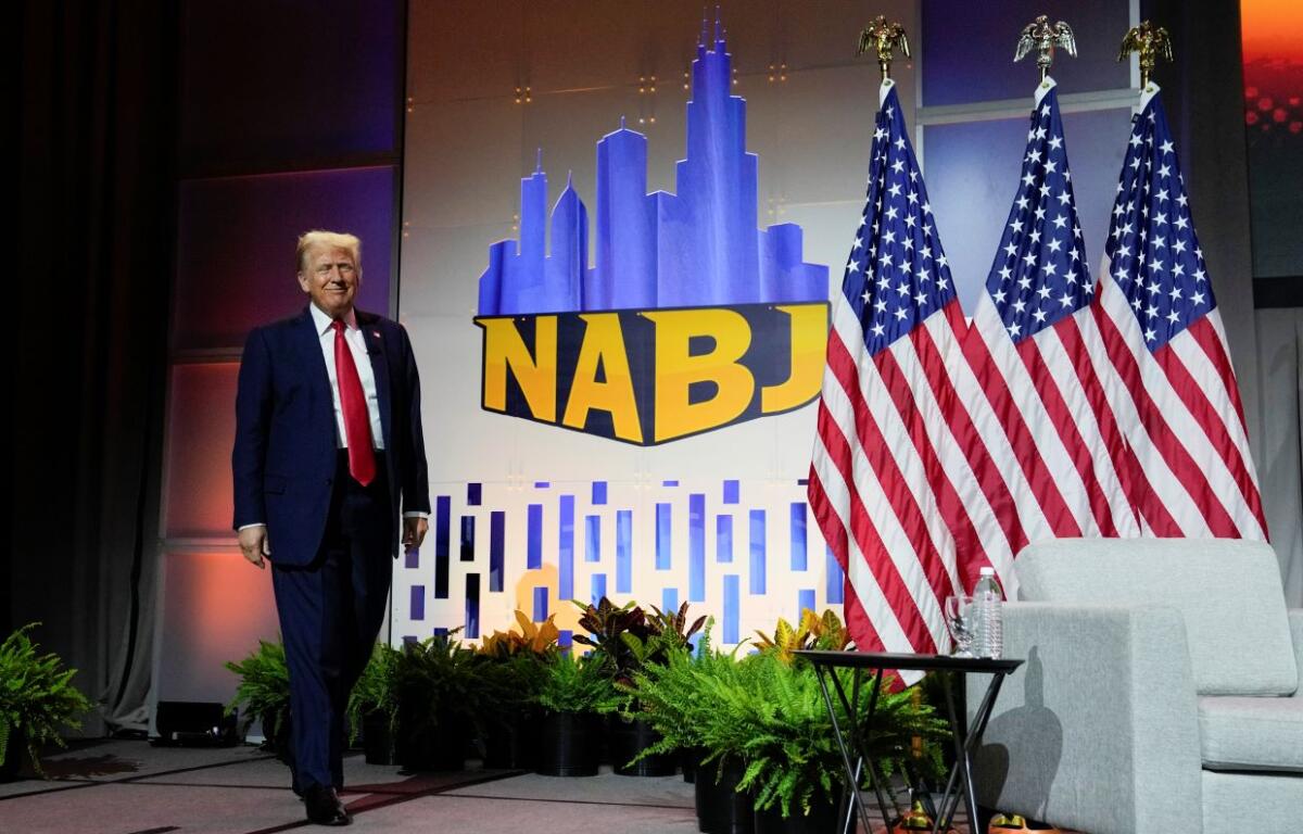 Trump at NABJ in Chicago