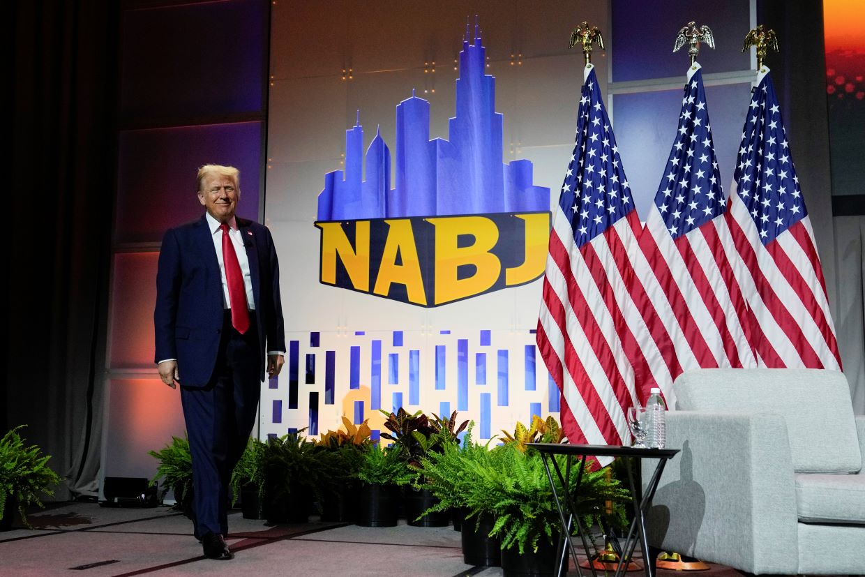 Trump at NABJ in Chicago