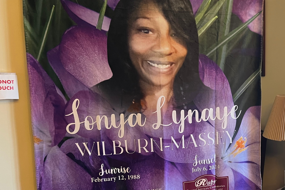 Massey funeral banner
