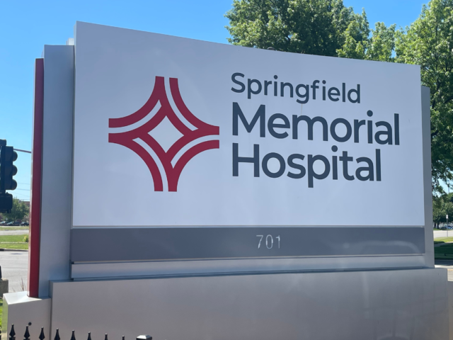 Springfield Memorial Hospital sign
