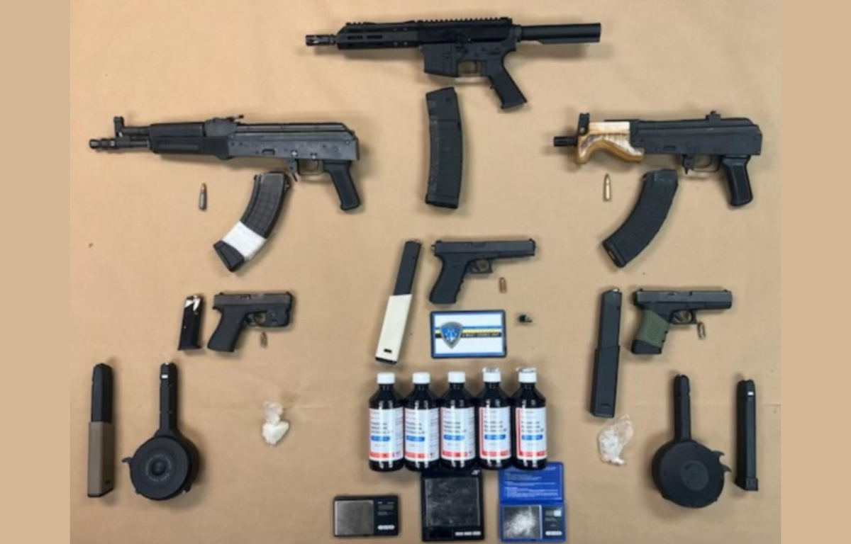 Guns and drugs seized by SPD