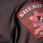 Sangamon County sheriff patch on uniform