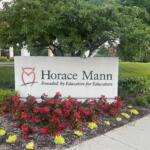 Horace Mann sign at Springfield, IL headquarters