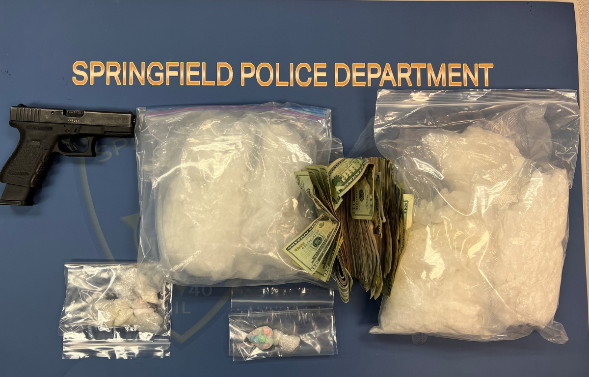 Drugs and gun from search