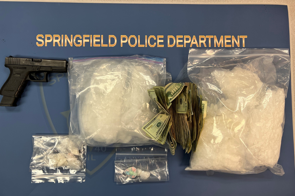 Drugs and gun from search