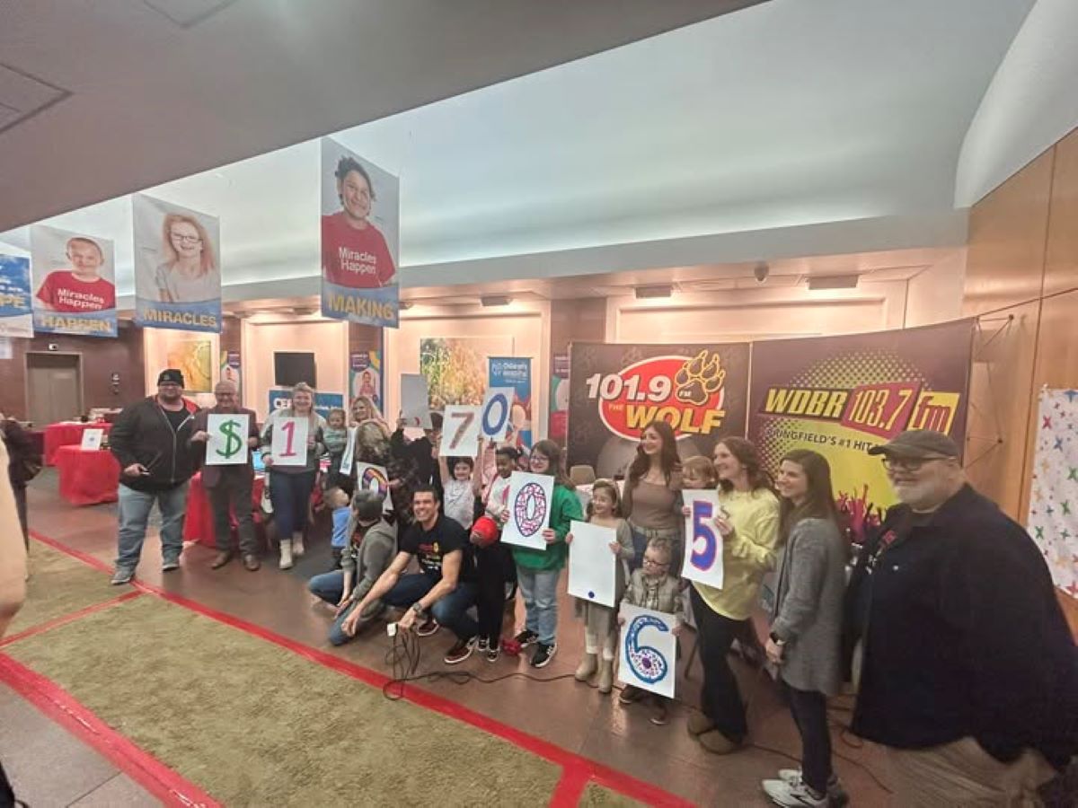 Total reveal for Cares for Kids Radiothon for HSHS St. John's Children's Hospital.