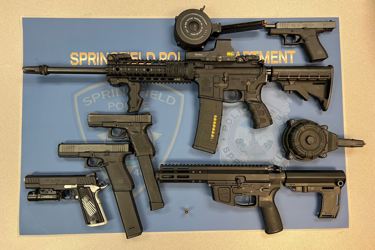 Guns seized by SPD
