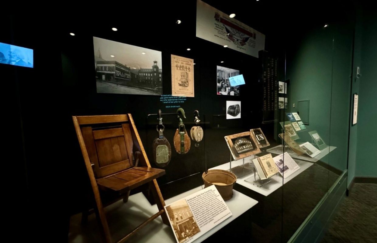 Armbruster exhibit at ALPLM