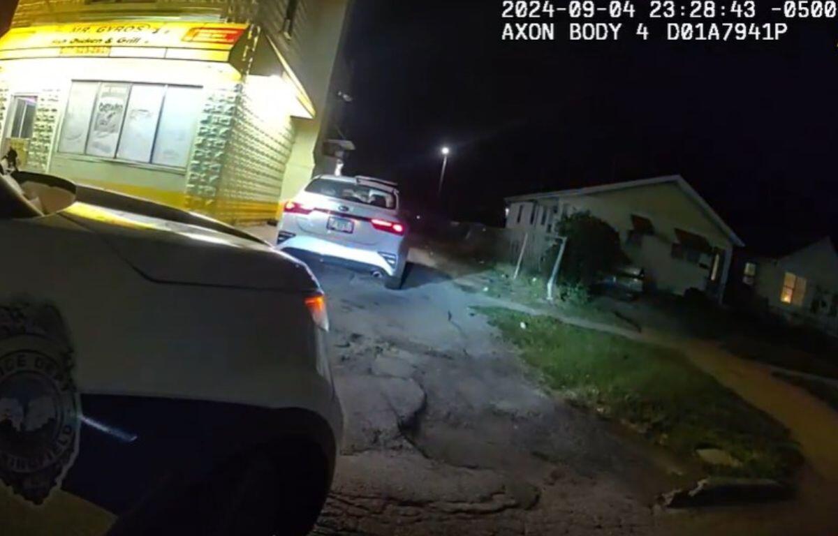 Bodycam image from Sept. 4 shooting