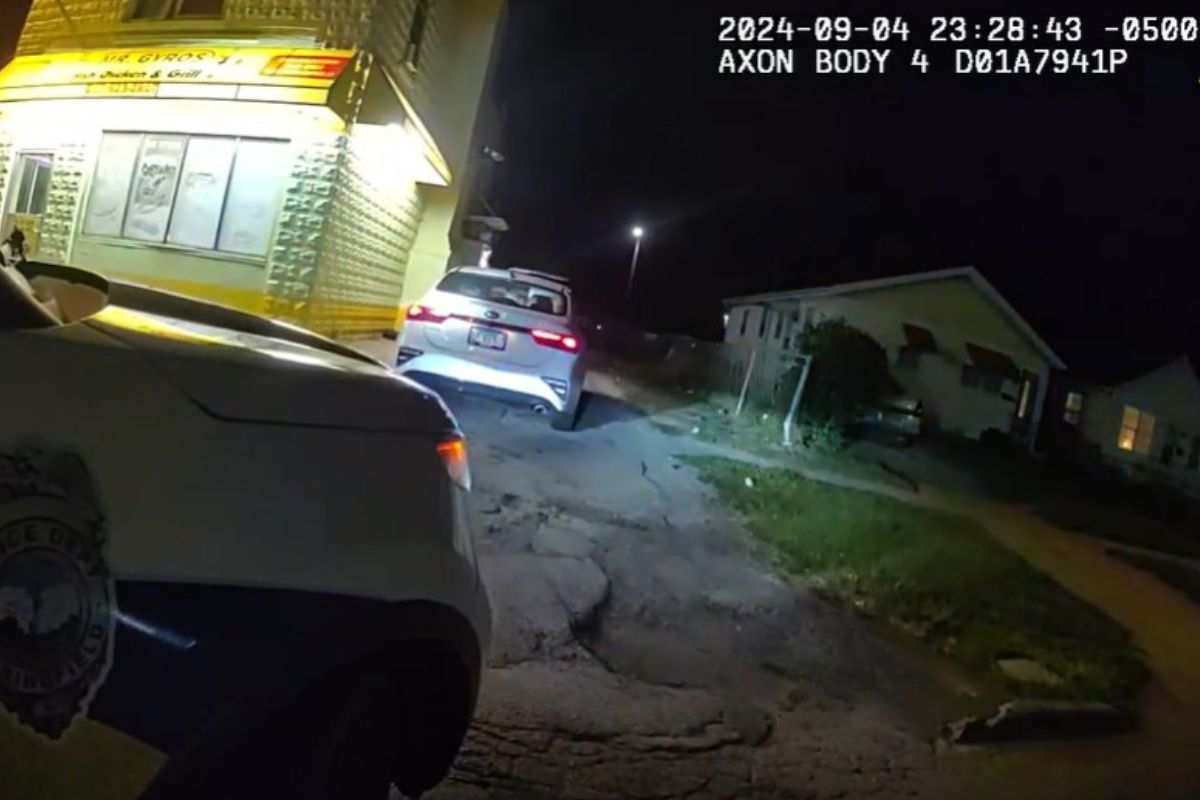 Bodycam image from Sept. 4 shooting
