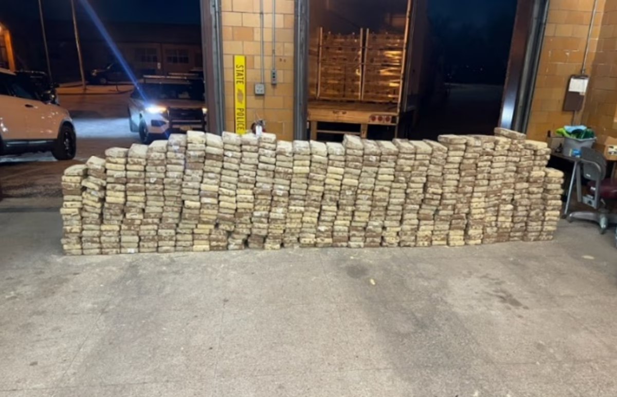 seized cocaine stacks