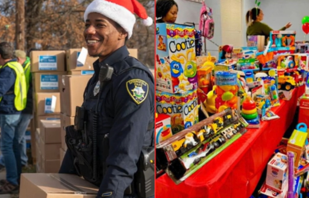 Doit From the Heart toy distribution and officer Moore
