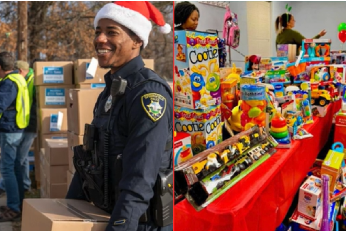 Doit From the Heart toy distribution and officer Moore