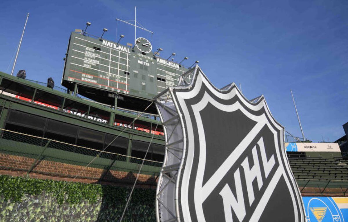 Winter classic at Wrigley Field