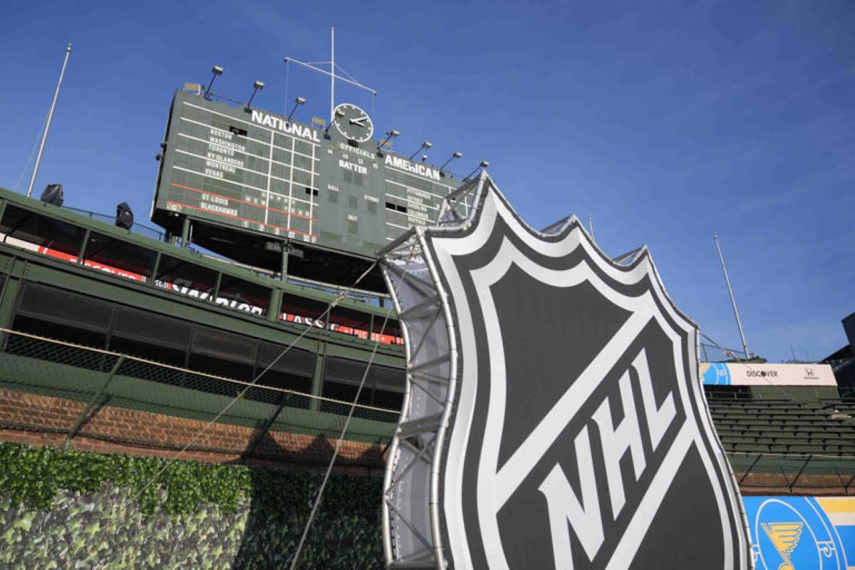 Winter classic at Wrigley Field