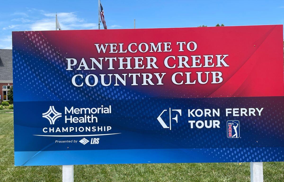 Memorial Health Championship sign