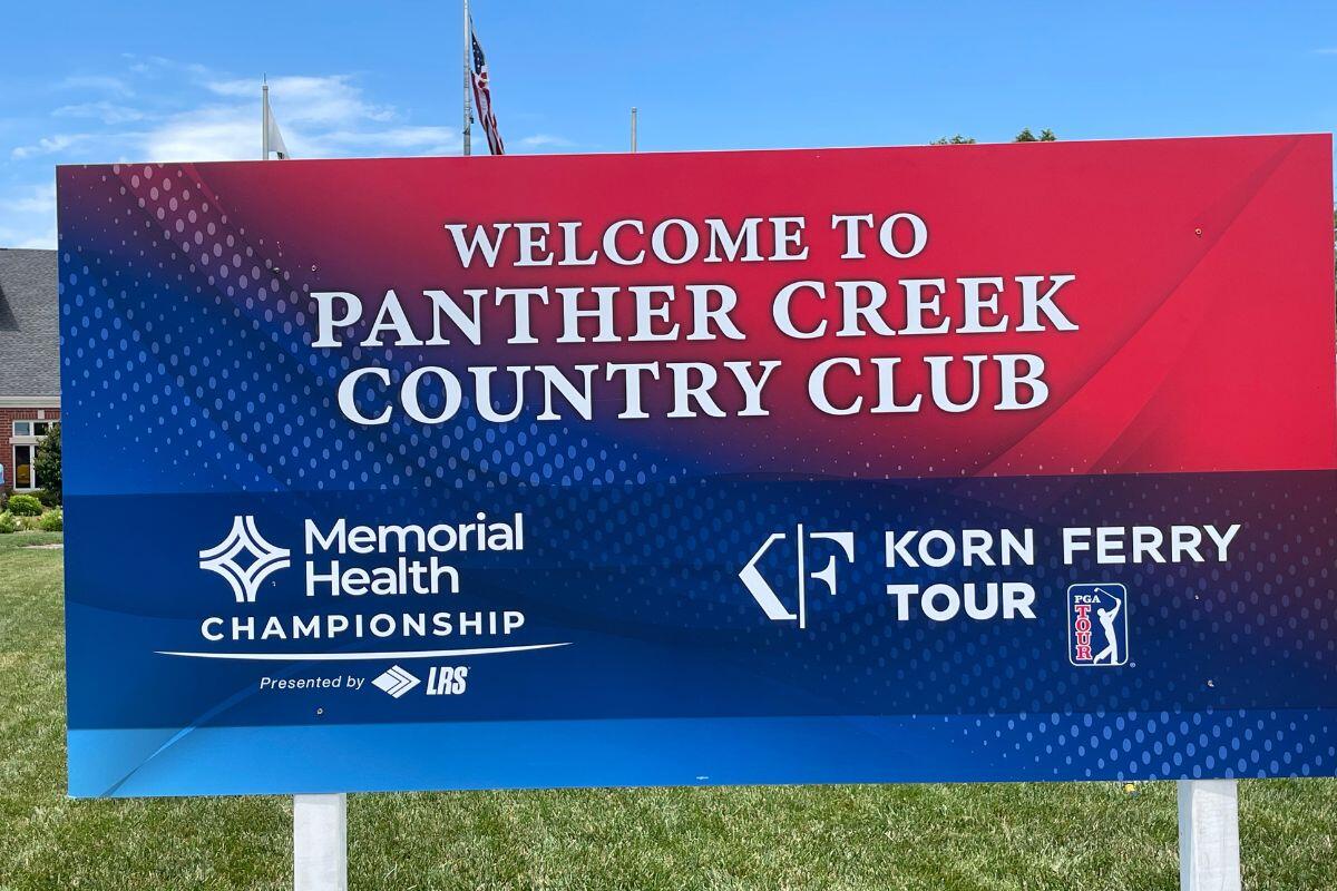 Memorial Health Championship sign