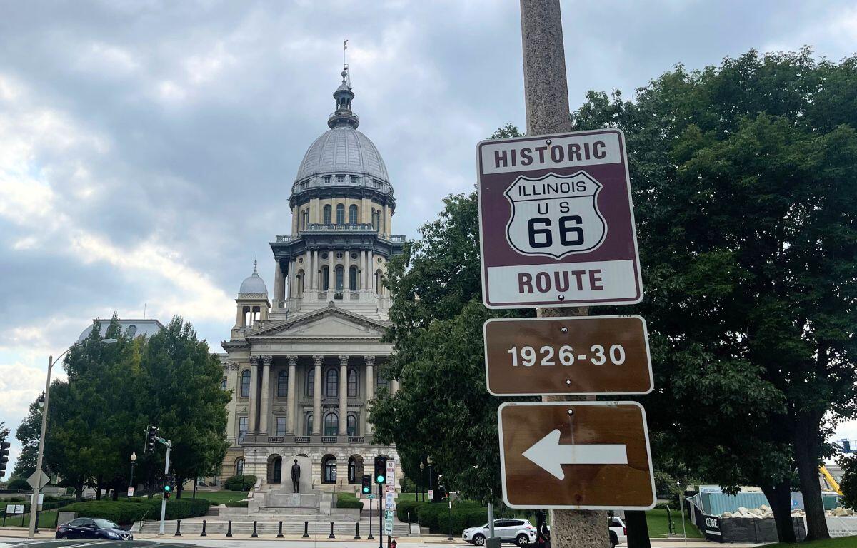 Route 66 near Illinois Capitol