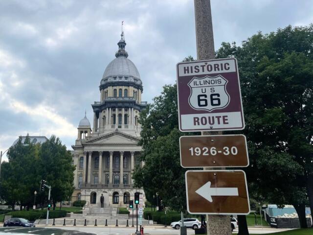 Route 66 near Illinois Capitol