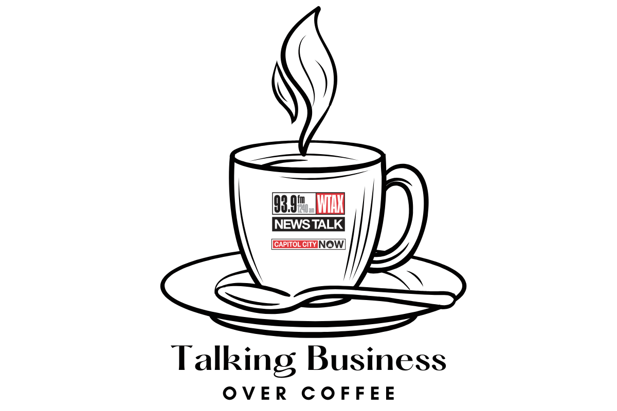 Talking Business Over Coffee graphic