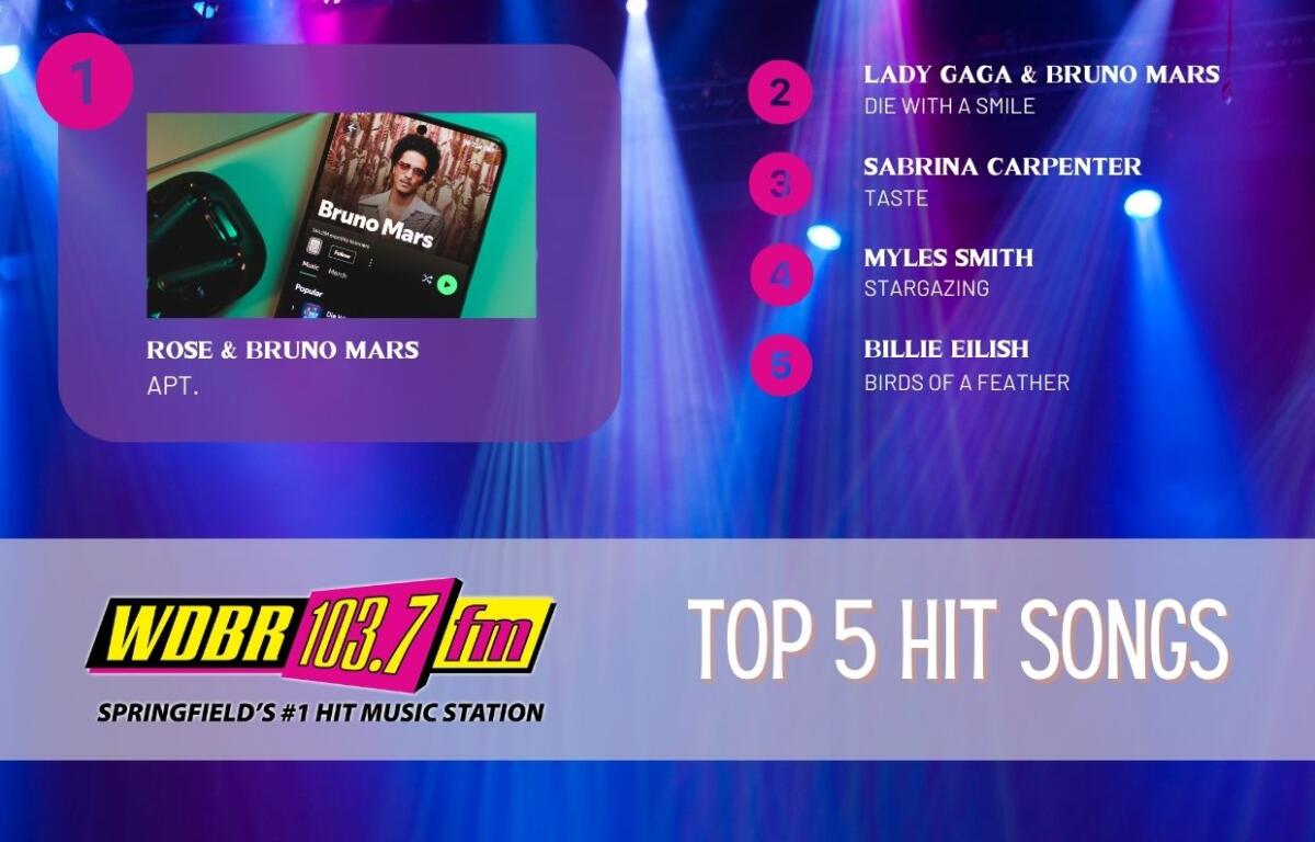 WDBR Top 5