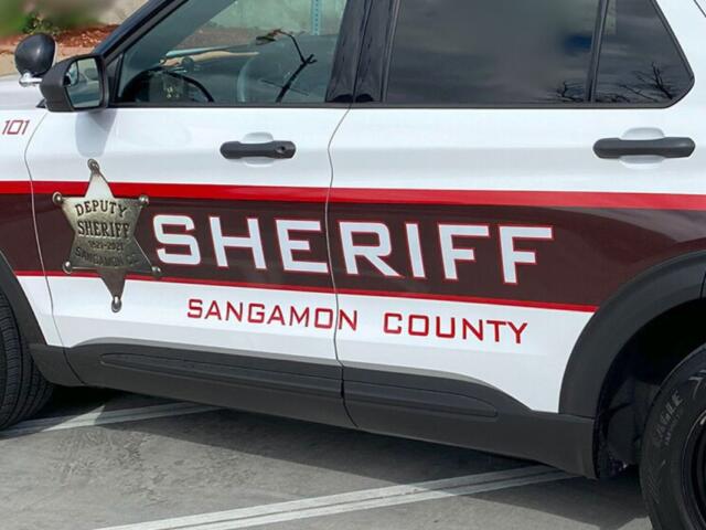 A Sangamon County Sheriffs Department vehicle.
