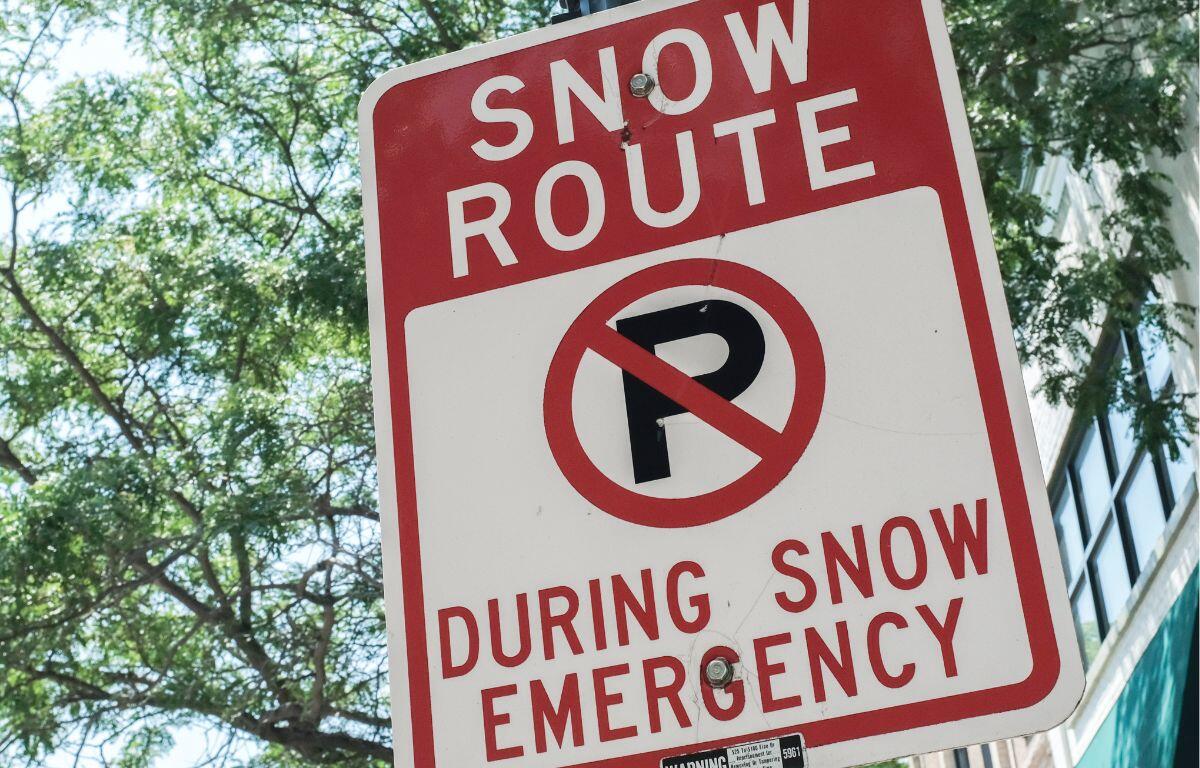 Snow Emergency sign