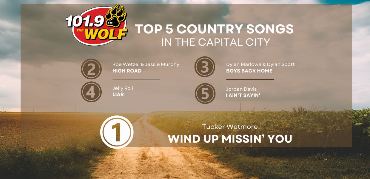 101.9 The Wolf Top 5
