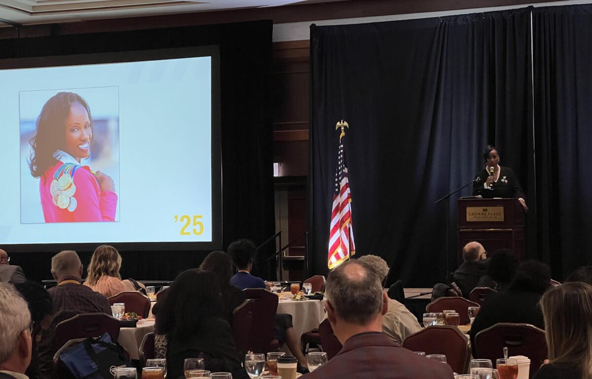 Jackie Joyner-Kersee at the Today's Challenge, Tomorrow's Reward Conference