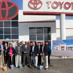 Green Toyota groundbreaking