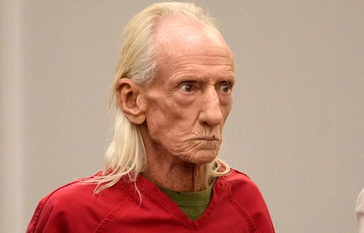 Joseph Czuba, 71, stands before Circuit Judge Dave Carlson for his arraignment at the Will County, Ill., courthouse, Oct. 30, 2023, in Joliet, Ill. (AP Photo/Charles Rex Arbogast, File)