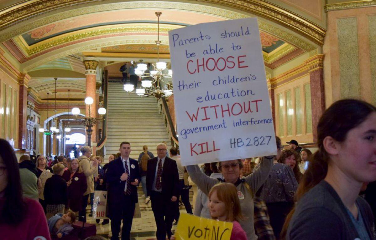 Homeschool protest