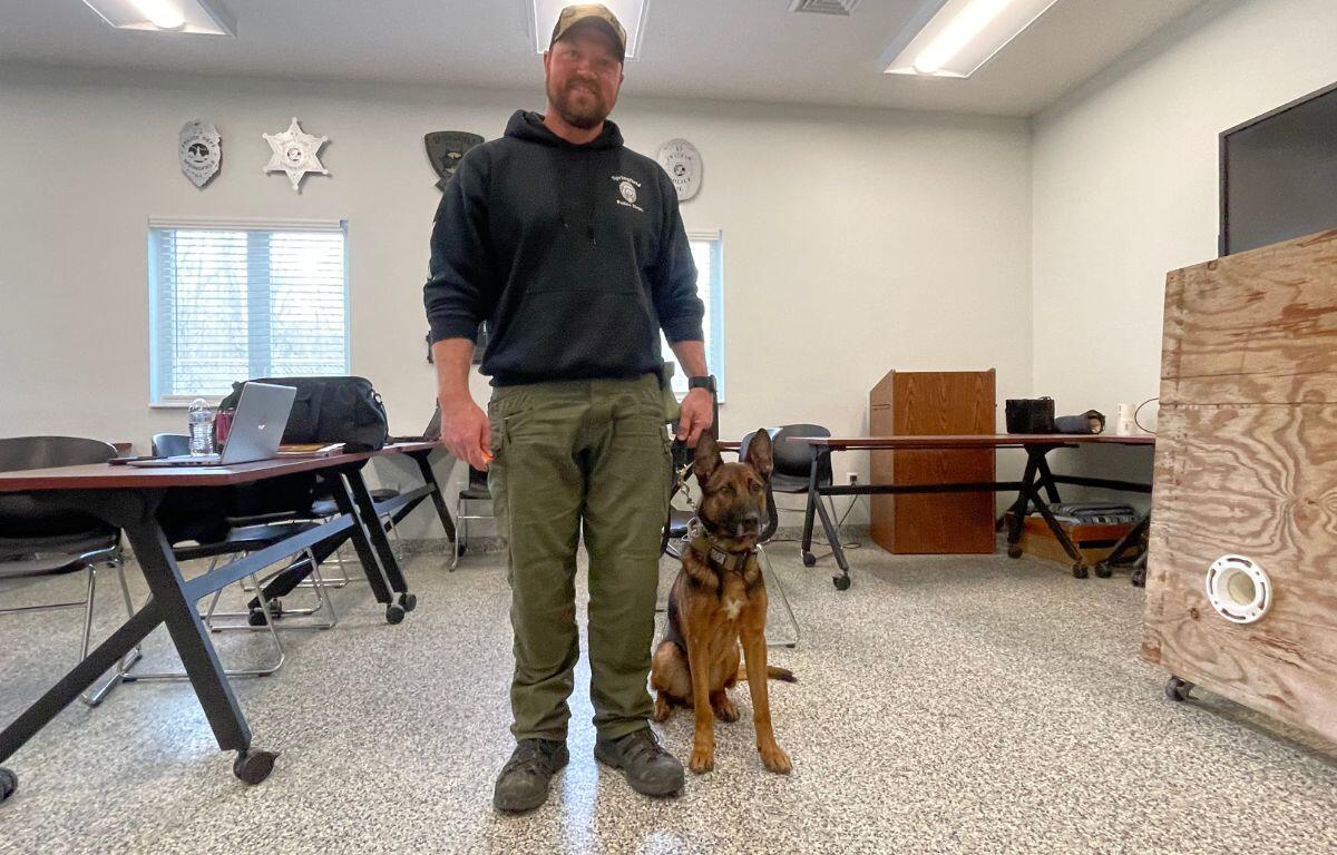Officer Reidy and K-9 Duke