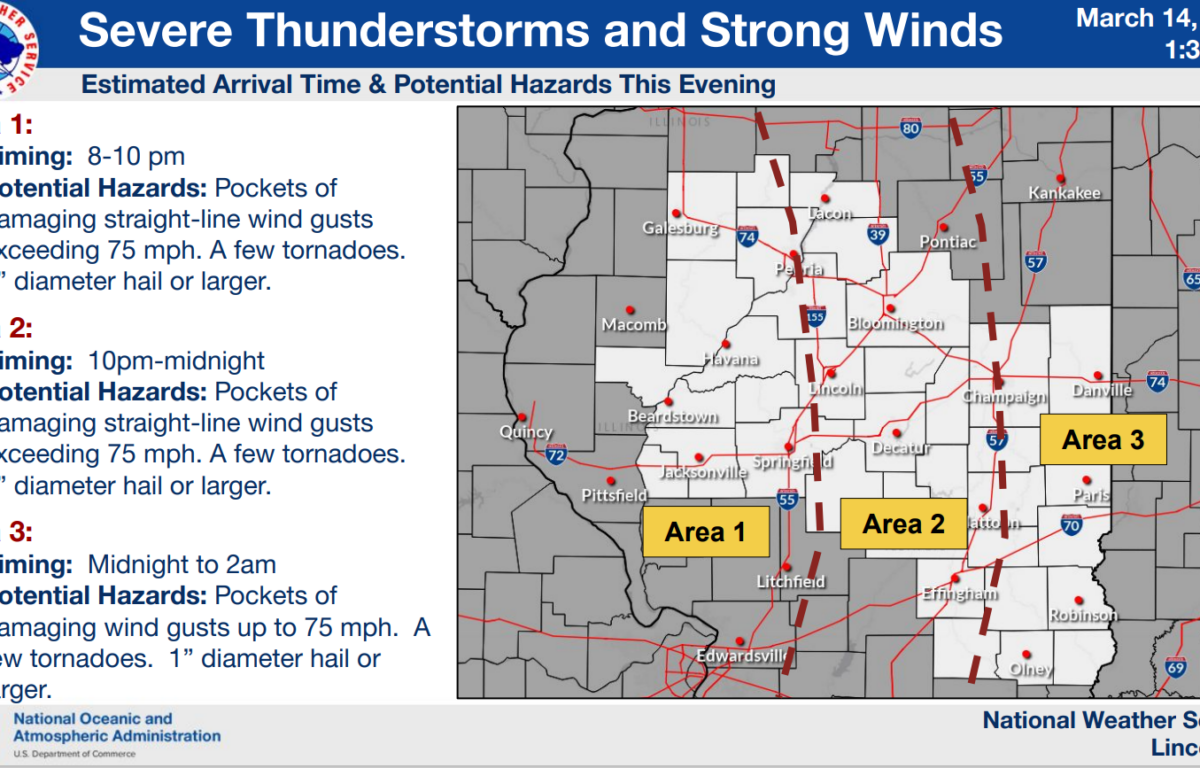 SEVERE WEATHER: Damaging winds, hail and tornadoes possible - Capitol ...