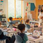 Teacher in classroom