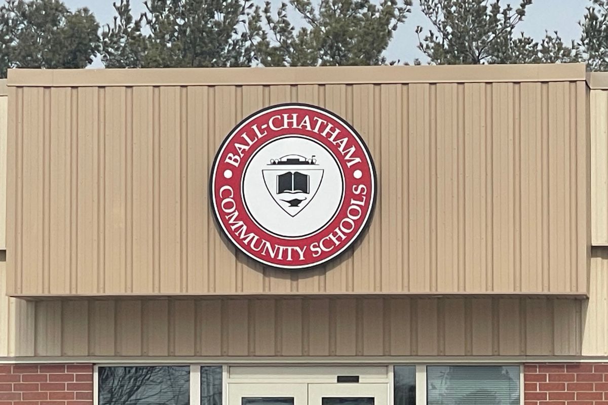 Ball Chatham Schools logo on a district building