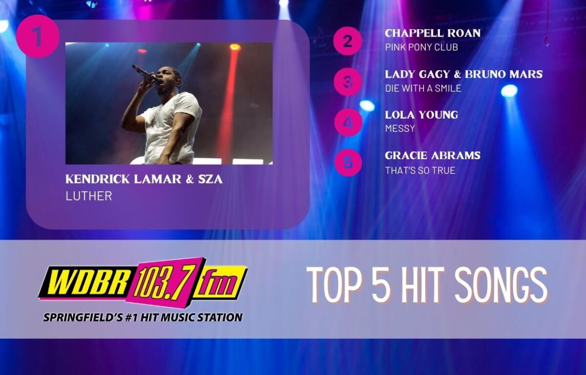 WDBR Top 5